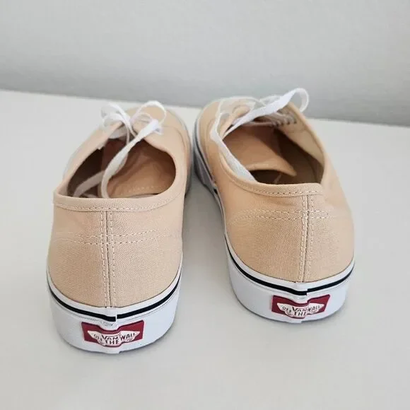NWT Vans | Color Theory Honey Peach Authentic Low Top Lace Up Shoes Womens 9.5 - Picture 6 of 9